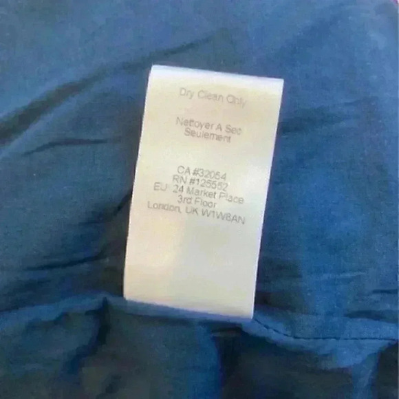 Anthropologie Dolan left coast Piccadilly blue striped jacket - Picture 9 of 9